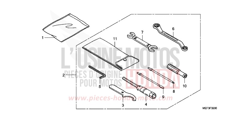 OUTILS de SW-T400 ABS PEARL SUNBEAM WHITE (NHA66) 2009